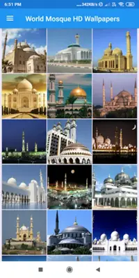 Famous Mosque Wallpapers Free Pics download android App screenshot 4